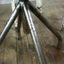 X3 Vintage Industrial Steel Medical Stools