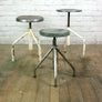 X3 Vintage Industrial Steel Medical Stools