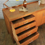 Vintage Teak School Laboratory Cabinet/Sideboard