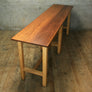 Reclaimed School Lab Table Breakfast Bar - 2006b