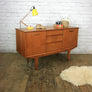 Small Mid Century Teak Sideboard/Media Cabinet
