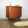 Mid Century Younger Codan Teak Chest of Drawers