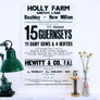 Vintage Letterpress Typographic Farm Auction Poster