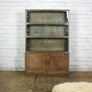 Vintage Limed Oak Sectional Bookcase / Shop Display Cabinet