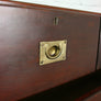Antique Victorian Mahogany Military Campaign Chest