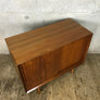 Mid Century Danish Teak Media Cabinet Sideboard