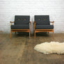 Vintage Mid Century Beech Armchair (1 of 2)