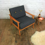 Vintage Mid Century Beech Armchair (2 of 2)