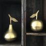 Vintage Brass Apple & Pear Trinket Boxes