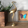 Vintage Mid Century Brass Crane