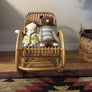 Vintage Mid Century Boho Bamboo *Child Sized* Rocking Chair