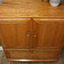 vintage_mid_century_ercol_tv_media_cabinet_cupboard