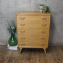 Mid Century Oak Brandon Tallboy Drawers - 2406b
