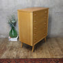 Mid Century Oak Brandon Tallboy Drawers - 2406b