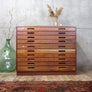 Mid Century School Plan Chest - 1404e