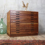 Mid Century School Plan Chest - 1404e
