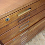 Mid Century School Plan Chest - 1404e