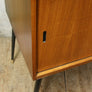 Mid Century LP Vinyl Record Cabinet - 0402l