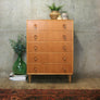vintage_mid_century_meredew_oak_tallboy_chest_of_drawers