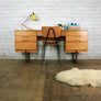 Mid Century Teak Uniflex Desk Dressing Table