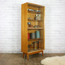 Vintage Oak Glazed Storage / Shop Display Cabinet