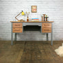 Vintage Abbess Oak School Teachers Desk