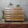 vintage_oak_antique_plan_map_chest