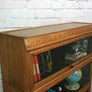 Vintage Oak Barristers Sectional Bookcase Cabinet
