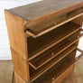 Vintage Oak Barristers Bookcase Display Cabinet