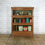 Vintage Oak Barristers Bookcase Display Cabinet