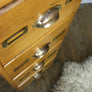 Vintage Oak Filing Cabinet / Chest of Drawers