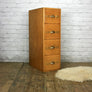 Vintage Oak Filing Cabinet / Chest of Drawers