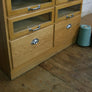 Vintage Oak J.C. King Haberdashery Cabinet
