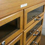 Vintage Oak J.C. King Haberdashery Cabinet