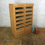 Vintage Oak J.C. King Haberdashery Cabinet