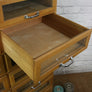 Vintage Oak J.C. King Haberdashery Cabinet