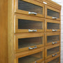 Vintage Oak J.C. King Haberdashery Cabinet