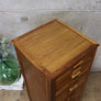 Vintage Rustic Oak Haberdashery Drawers – 2207j