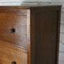 Vintage Oak Post Office Chest of Drawers