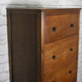 Vintage Oak Post Office Chest of Drawers