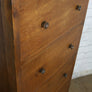 Vintage Oak Post Office Chest of Drawers