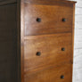 Vintage Oak Post Office Chest of Drawers