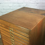Vintage Oak Printers/Artist Factory Drawers