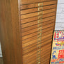 Vintage Oak Printers/Artist Factory Drawers