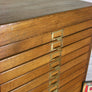 Vintage Oak Printers/Artist Factory Drawers