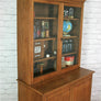 Victorian Oak School Display Cabinet
