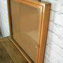 Vintage Oak Post Office Display Cabinet Frame
