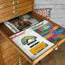 Vintage Oak Printers/Artist Factory Drawers