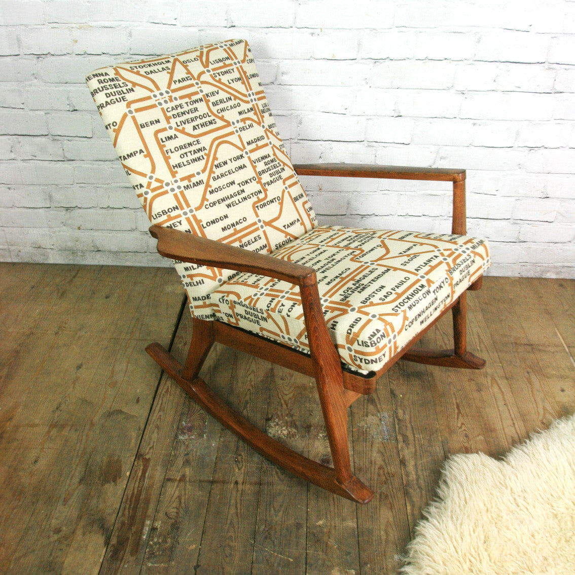 Vintage Restored Parker Knoll Rocking Chair