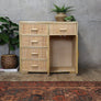 Vintage Boho Rattan & Bamboo Chest of Drawers / Cabinet - 1706b